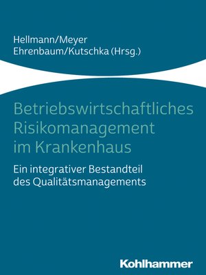 cover image of Betriebswirtschaftliches Risikomanagement im Krankenhaus